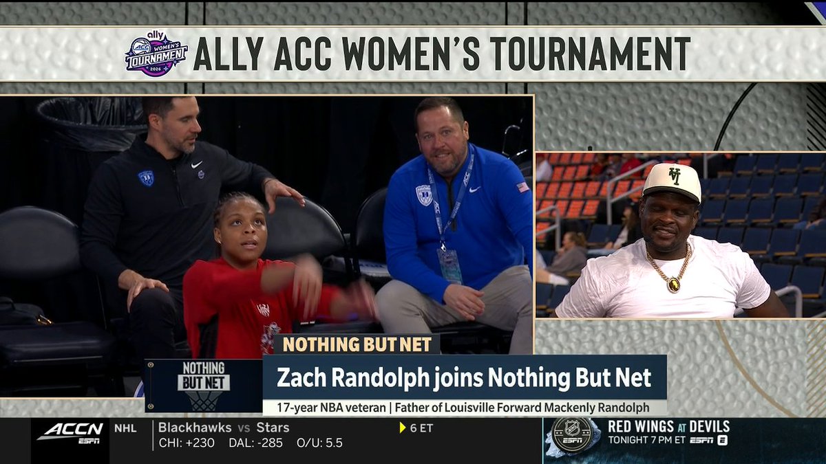 Zach Randolph is a very proud dad ❤️ He reflects on his daughter Mackenly Randolph's journey from playing on Kobe’s Mamba Sports Academy to the ACC tournament championship with Louisville Women’s Basketball 🥹