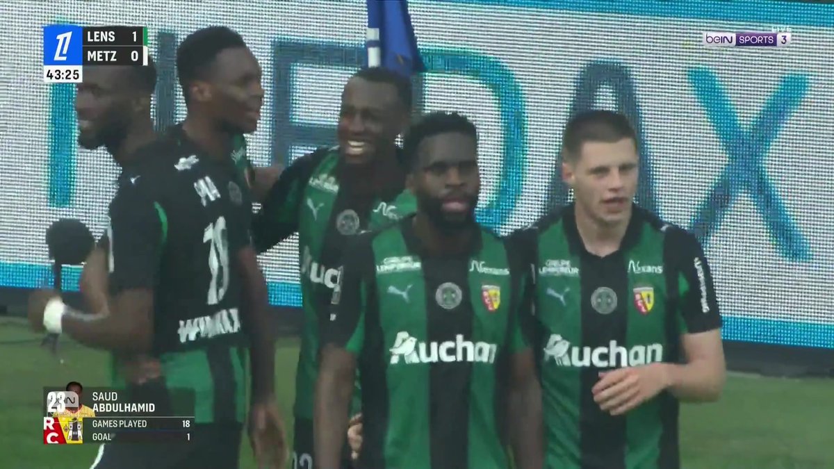 السعودي سعود عبد الحميد يواصل التألق مع لونس ويسجل أول أهدافه في الدوري الفرنسي #الدوري_الفرنسي #لونس #سعود_عبد_الحميد