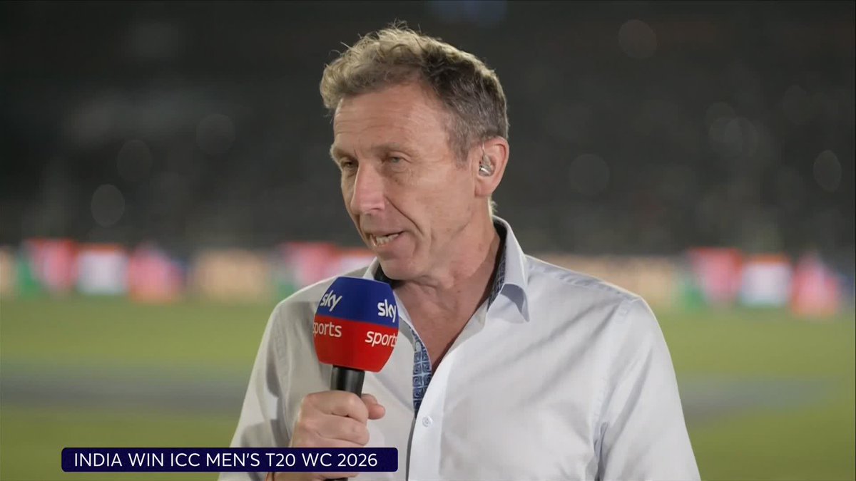 🚨Michael Atherton on India's white ball dominance "India have the chance now to hold Champions Trophy, T20I WC & 50 overs WC. Before today, they won 30 out of 32 games in last 3 ICC tournaments. They are strongest white ball side & deserve the victory."