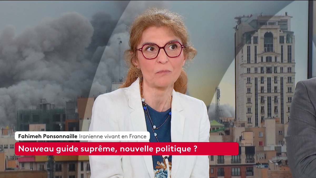 🔴 🗣️ Iran : "Qui que ce soit à la tête du régime, il ne tiendra pas longtemps. Le peuple iranien est sous les bombes, mais c'est une cocotte-minute", selon Fahimeh Ponsonnaille, porte-parole de l'Association des Femmes Iraniennes en France #ToutEstPolitique #canal16