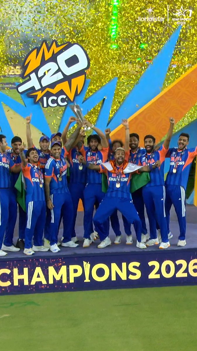 ICC CHAIRMAN HANDING THE T20 WORLD CUP TROPHY TO SURYA 🇮🇳 - The Dominance of Indian Cricket.