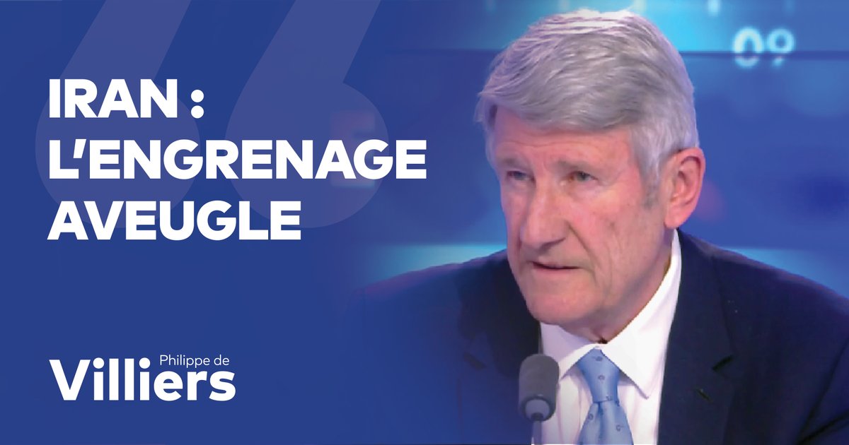 🎙️ La guerre est un brouillard. La vérité n'apparaît que longtemps après le fracas. C'est un engrenage dont chaque cran est incontrôlable. 🔗 Émission complète : #FaceAPhilippeDeVilliers #FADV #CNews #Iran