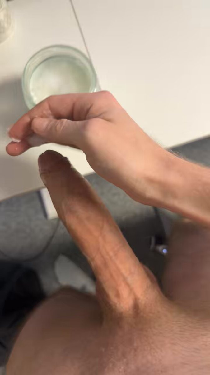 My cock is so big shiny wet and... Taste like coconut now 👀👀