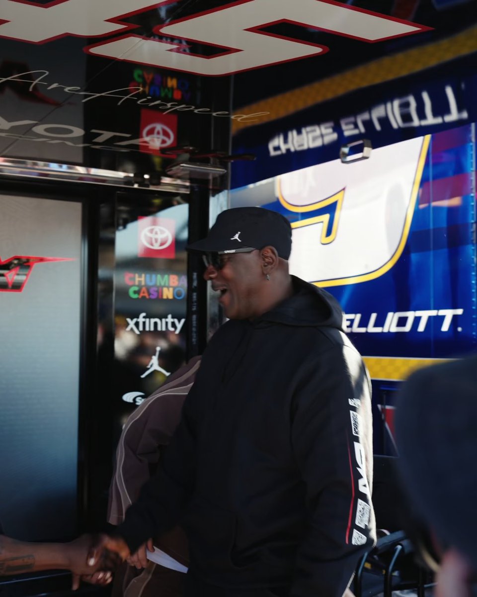 MJ is in the house. 🙌 Tyler Reddick attempts to continue his historic streak with a fourth consecutive win to open 2026.