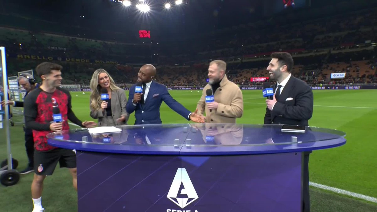 "You don't need extra motivation for these types of games... It's a derby, we're ready for this." Christian Pulisic joins Poppy Miller, Nigel Reo-Coker, Marco Messina and Mike Grella to discuss what this game means to the city of Milan 🇺🇸