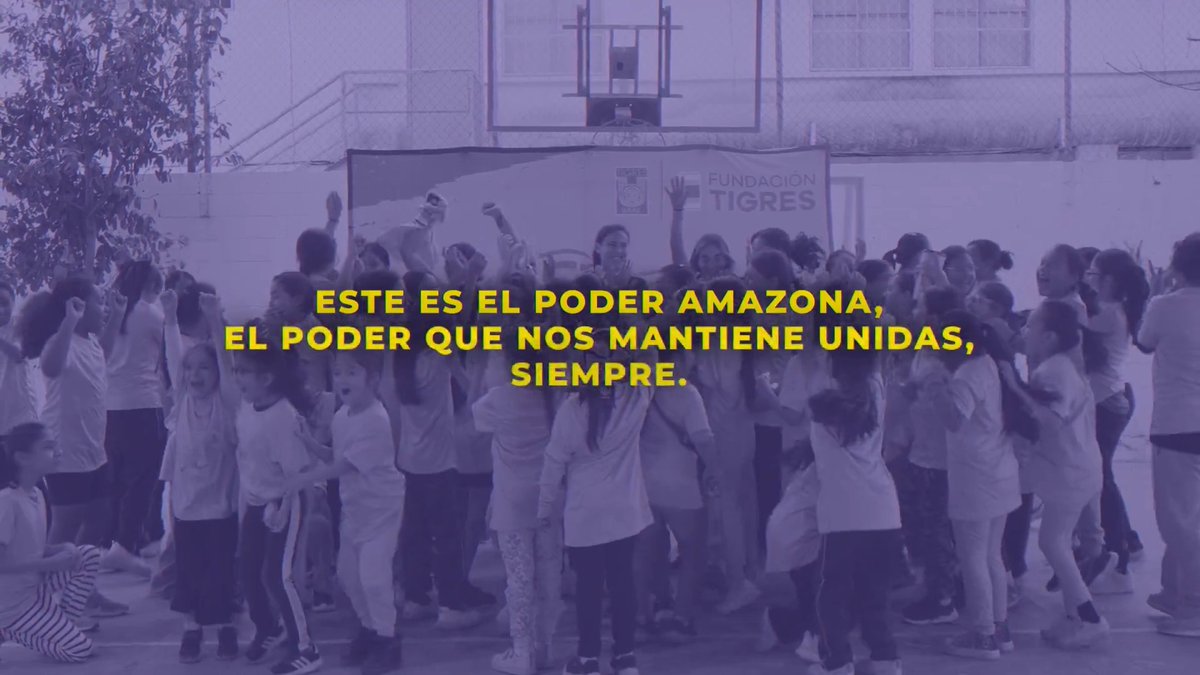 💜🐯 Hoy y todos los días, desde Club Tigres impulsamos a que las niñas y adolescentes encuentren en el futbol un espacio para cumplir sus sueños y alcanzar sus metas. ✨ Esto es el Poder Amazona, esto es Tigres.