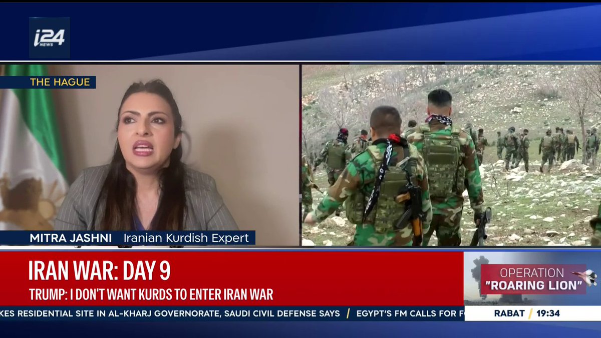 'The vast majority of Iranian Kurds do not put ethnic identity above their Iranian national identity' says Mitra Jashni ☼𓃬 - میترا جشنی to Natasha Raquel Kirtchuk 👇For more news and updates, visit our official website👇