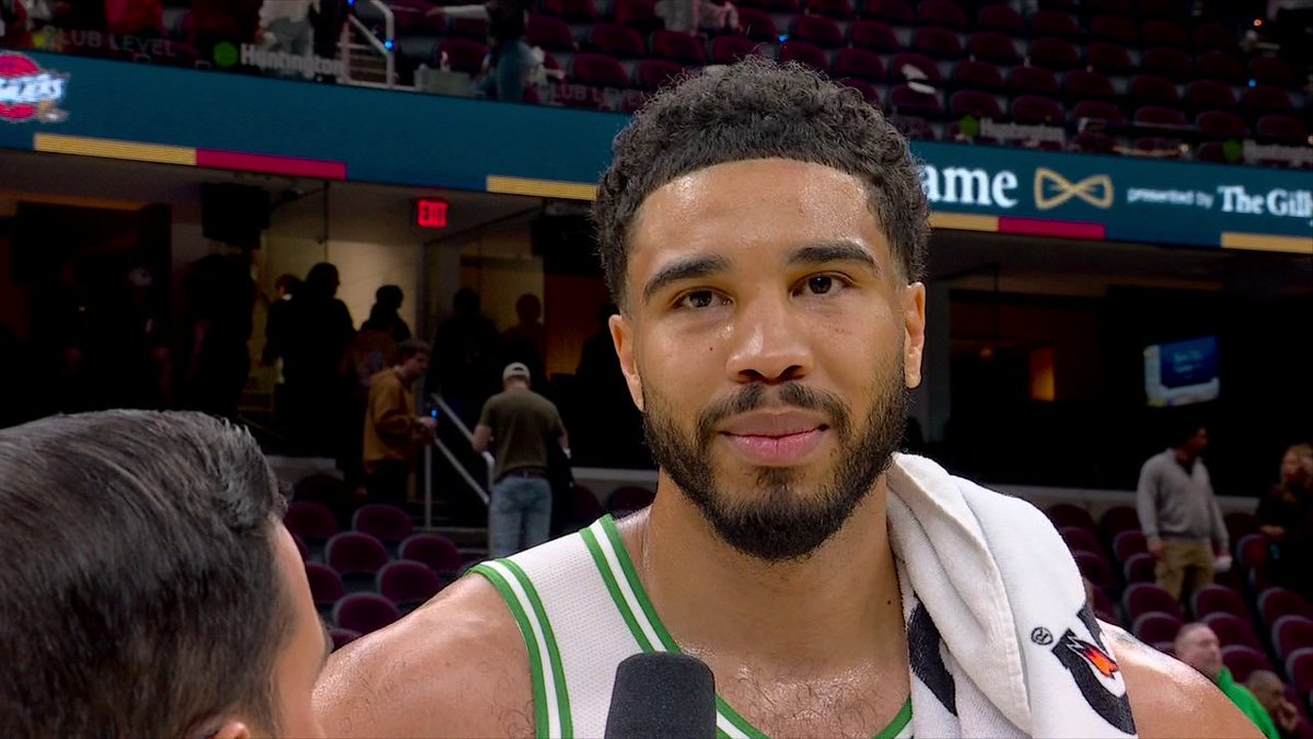 "I'm just happy to be out here." Celtics improve to 2-0 since Jayson Tatum's return 👏
