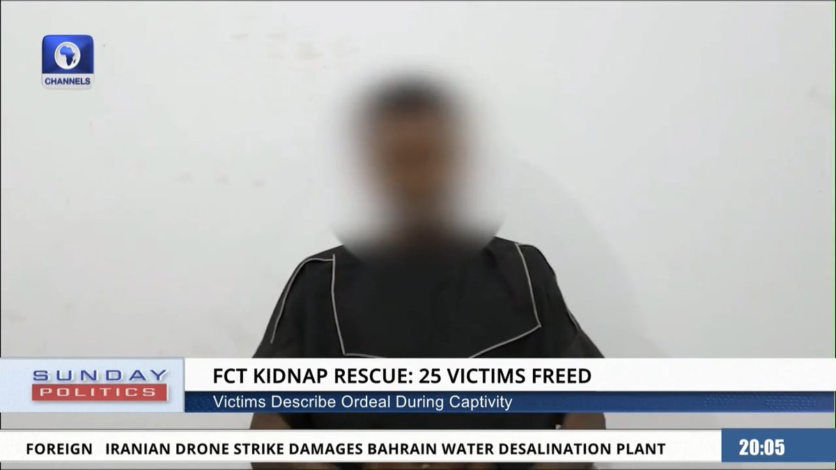 “Horrific experience. We trekked from Abuja to Kaduna. We were beaten so much, and there was so much hunger.” Some FCT kidnap victims recount the brutal ordeal they endured in captivity. #SundayPolitics