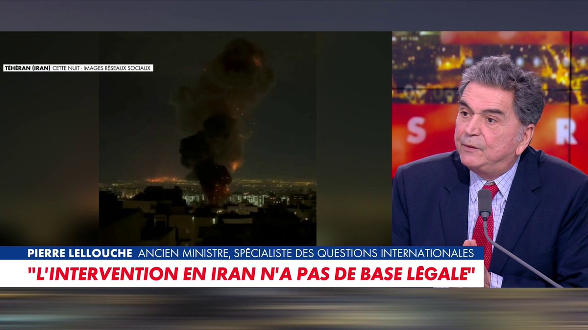 «L'Iran est un problème pour nous depuis 47 ans», affirme Pierre Lellouche, ancien ministre et spécialiste des questions internationales, dans #HDPros2WE Toute l'info est à retrouver sur