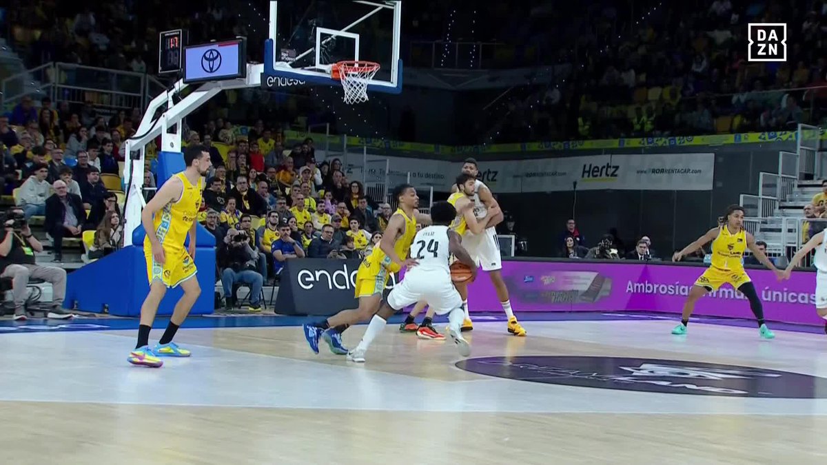 ¡LO GANÓ EL Real Madrid Basket SOBRE LA BOCINA! Andrés Feliz hizo la jugada perfecta para asaltar el Gran Canaria Arena 💥 #LigaEndesaxDAZN 🏀