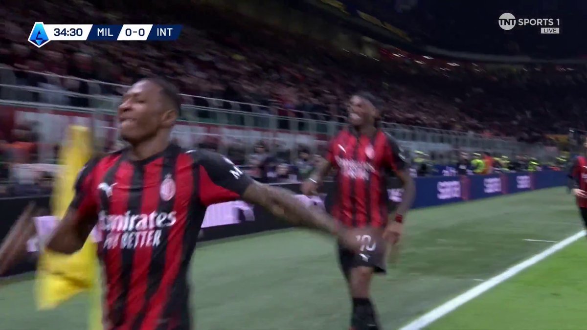 Pervis Estupiñán rockets AC Milan into the lead in the Derby della Madonnina 🙌 📺 TNT Sports &amp; discovery+ UK