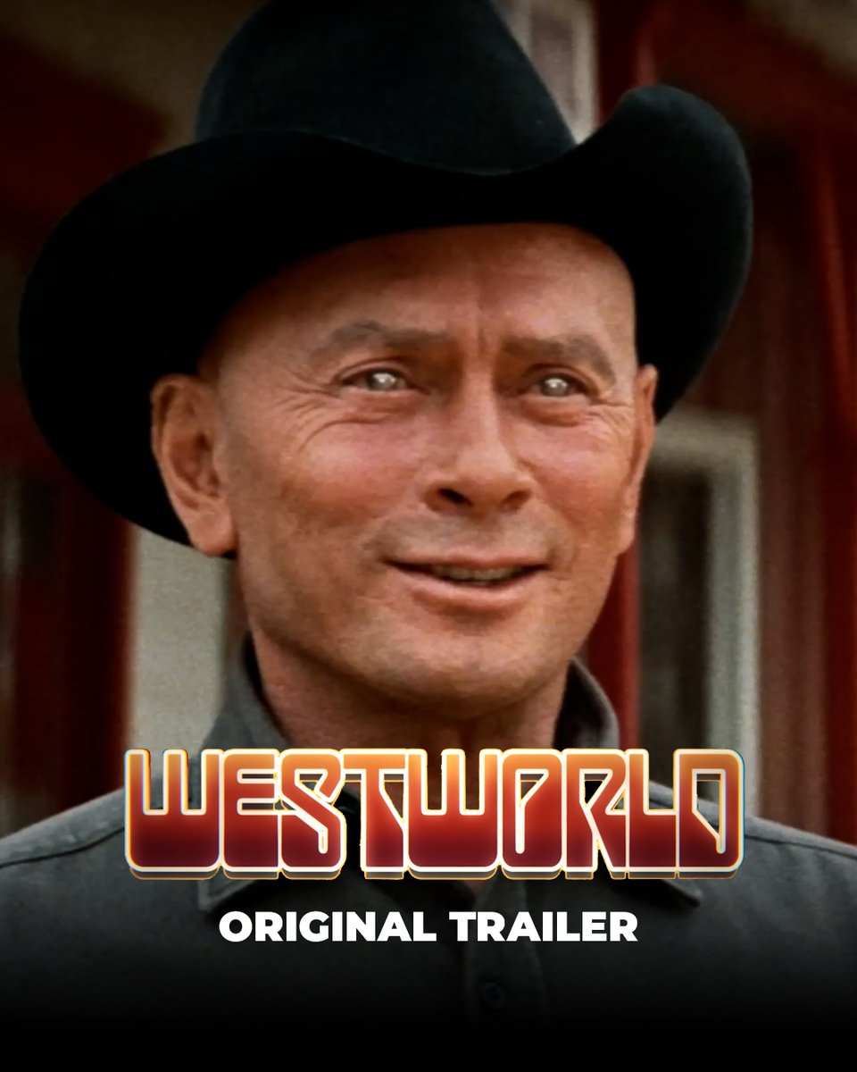 More relevant today than ever before… In a world of advanced robotic entertainment, run by intelligent computer systems, what could possibly go wrong… 👀 WESTWORLD is available now in a feature-packed new restoration - Own it on Limited Edition UHD