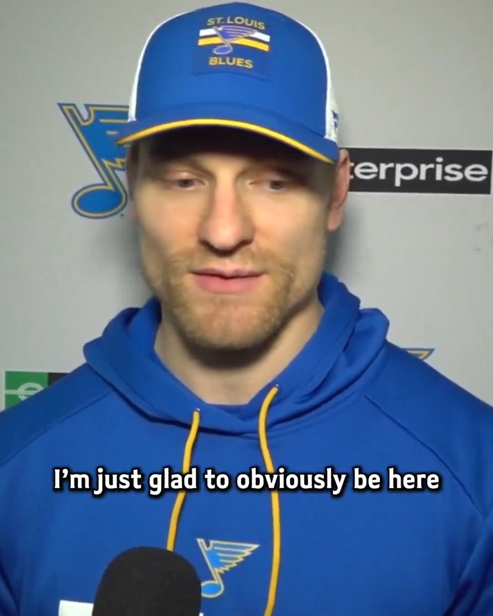 Colton Parayko said he's glad to be with the Blues after the trade deadline, citing how much he cares for his teammates, organization, fans and the city. #stlblues