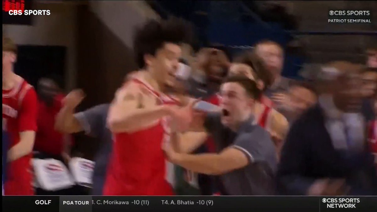 40-FOOT BUZZER-BEATER 🔥 Chance Gladden sends Boston University to the Patriot League title game with an upset of top-seeded Navy 😤