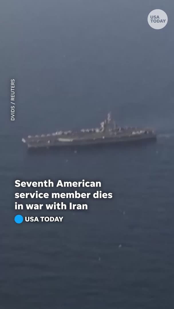 A seventh U.S. service member has died from injuries in Iran's counter attack as tensions escalate across the Middle East.