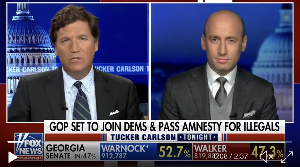 Tillis’ campaign to get Stephen Miller fired makes more sense if you dig back a few years. In 2022, while the Biden border was wide open, Miller was exposing Tillis for pushing legislation which Miller dubbed a "border-erasing amnesty bill."