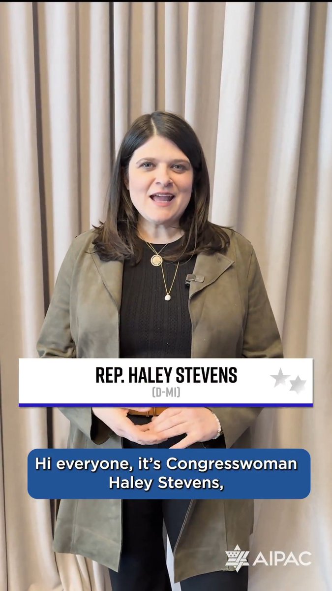 Thank you Rep. Haley Stevens for standing with Israel, our democratic ally in the Middle East! ๐บ๐ธ๐ฎ๐ฑ