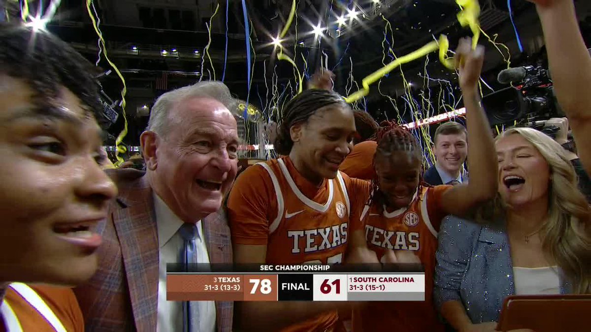 THE TEXAS LONGHORNS ARE THE 2026 SEC TOURNAMENT CHAMPIONS 🏆 Texas Women's Basketball x #SECTourney