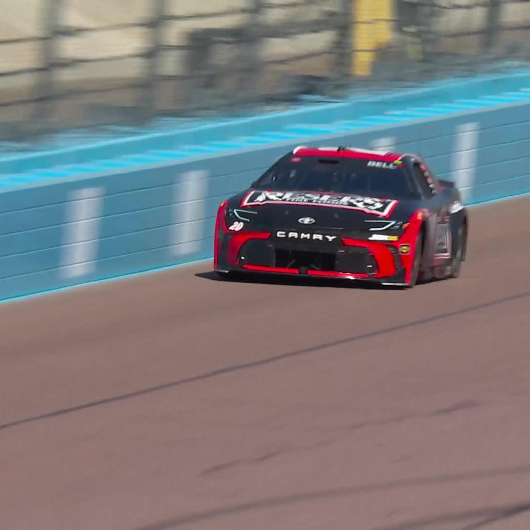 Smooth sailing for Christopher Bell! He wins Stage 2 at Phoenix Raceway.