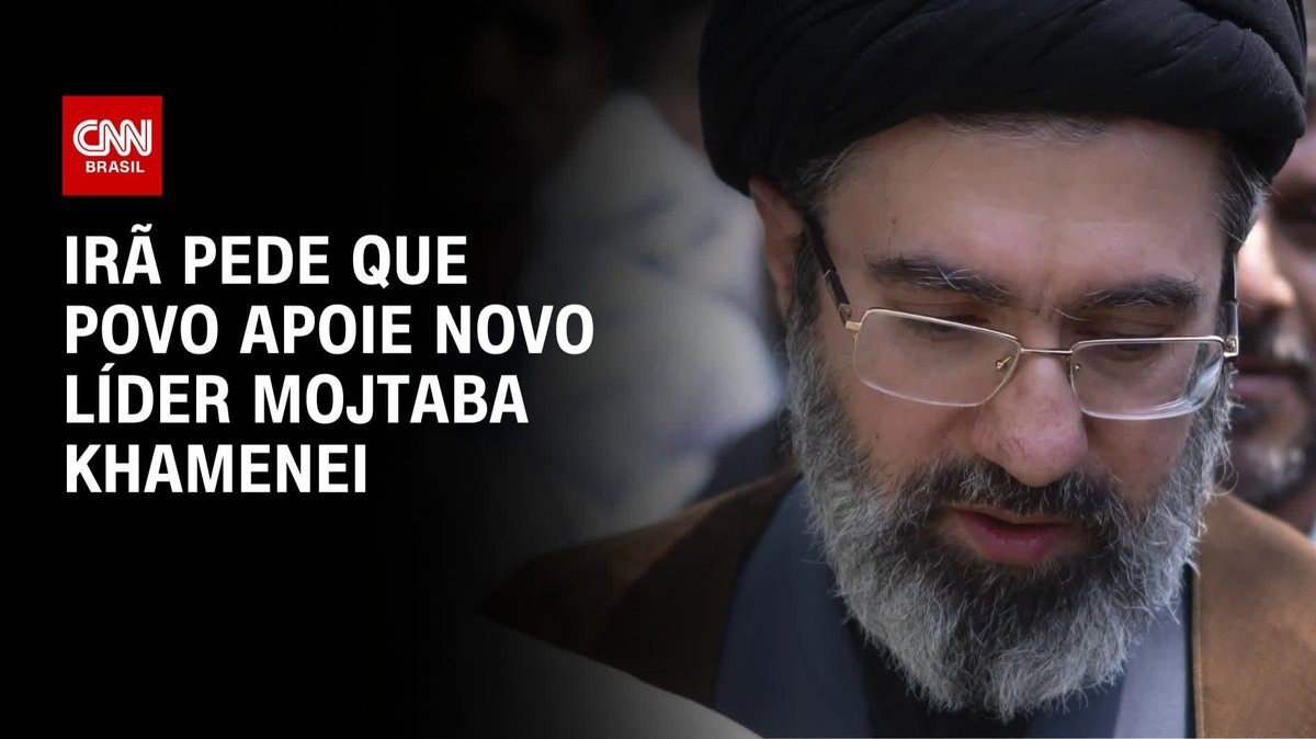 Irã pede que povo apoie novo líder Mojtaba Khamenei; assista #AgoraCNN