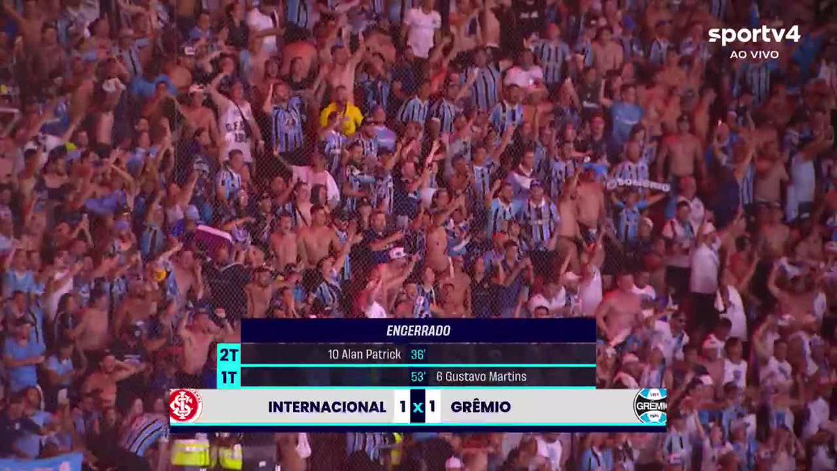 É CAMPEÃO NA CASA DO RIVAL! Grêmio comemora 44º título gaúcho, provoca comissão colorada e confusão acontece no apito final! #grêmio #internacional #campeonatogaúcho #futebol #ge