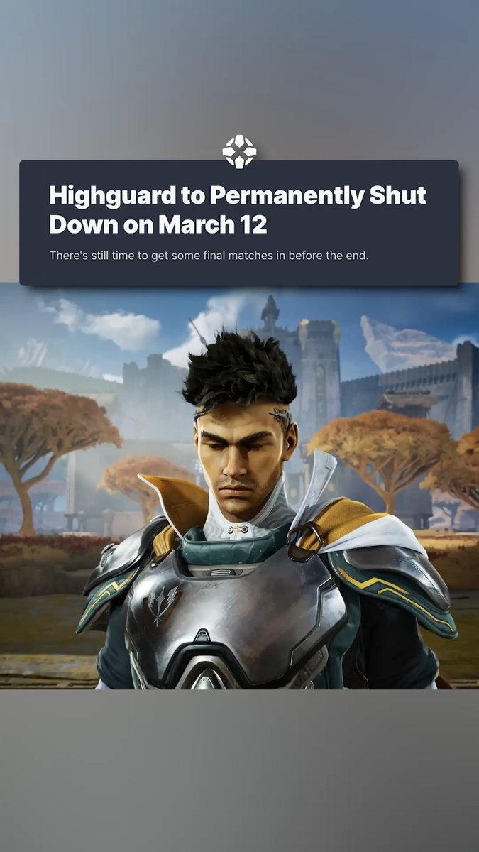 Highguard will receive one final update that adds a new Warden, a new weapon, account level progression, and skill trees before shutting its doors on March 12.
