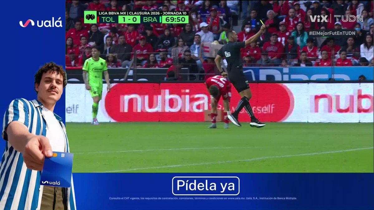 ¡SIEMPRE TÚ POLLO! 😤 ¡Goool del Toluca! 🤩✌️ ¡Gol del Pollo Briseño! 😈🔥🔥🔥 2-0 para los Diablos #ElMejorFutEnTUDN