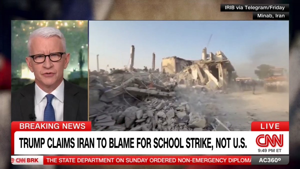 President Trump says Iran is behind the strike that killed at least 168 girls at an elementary school. CNN's investigation of images and video suggests the U.S. might be to blame.