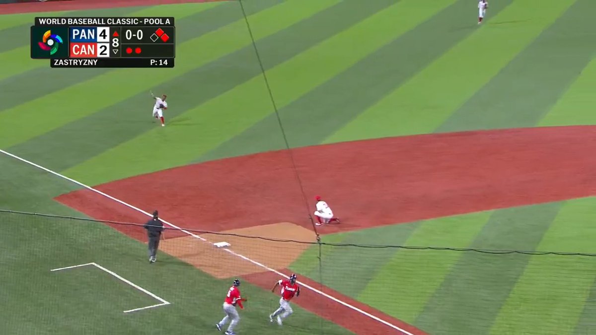 OTTO LOPEZ, WHAT A THROW! 🤯 #WorldBaseballClassic