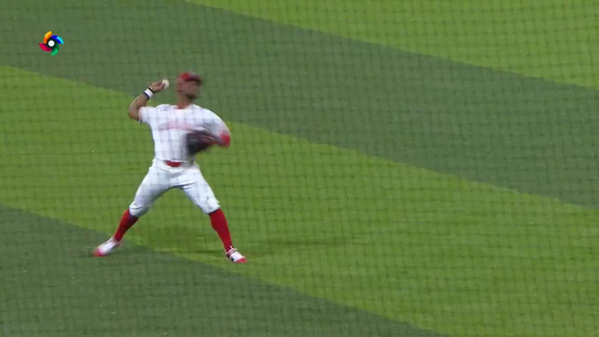 Marlins teammates Owen Caissie and Otto Lopez combine for one of the most well-executed relays you will EVER see 😱