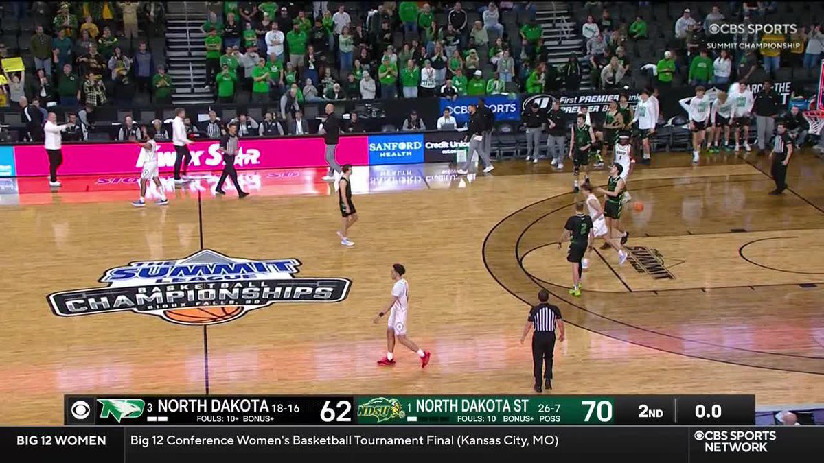 "IT'S A FESTIVAL BACK IN FARGO! NORTH DAKOTA STATE RETURNS TO THE DANCE!" 🏀🏆🎙️ #MarchMadness