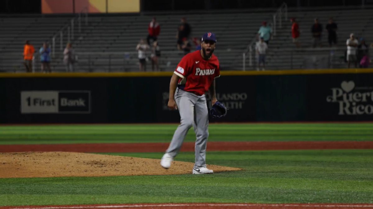 Dario Agrazal and Miguel Amaya were both HYPED after recording the final out for Team Panama 🇵🇦 #WorldBaseballClassic