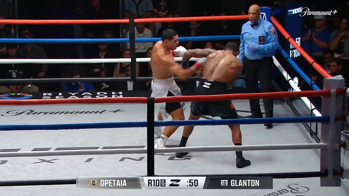 🏆 THE FIRST ZUFFA AND NEW! Jai Opetaia gets it done to retain his Ring belt and win the Zuffa Boxing cruiserweight title 👑