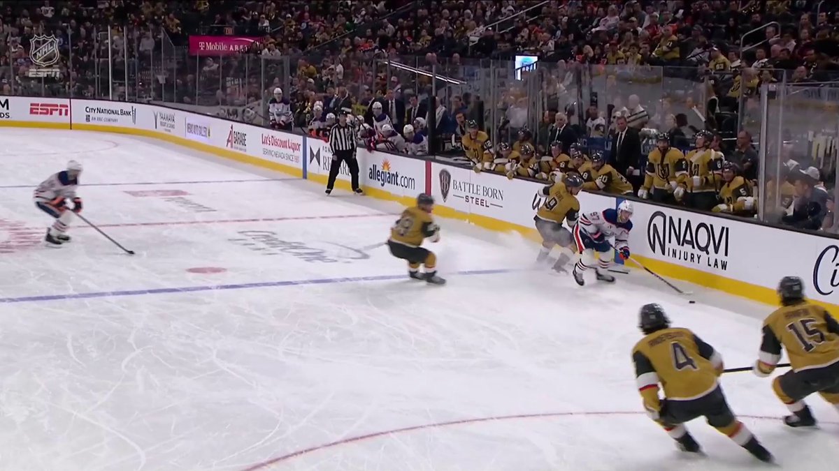 Connor McDavid ➡️ Leon Draisaitl ➡️ Back of the net 📺: ESPN ➡️