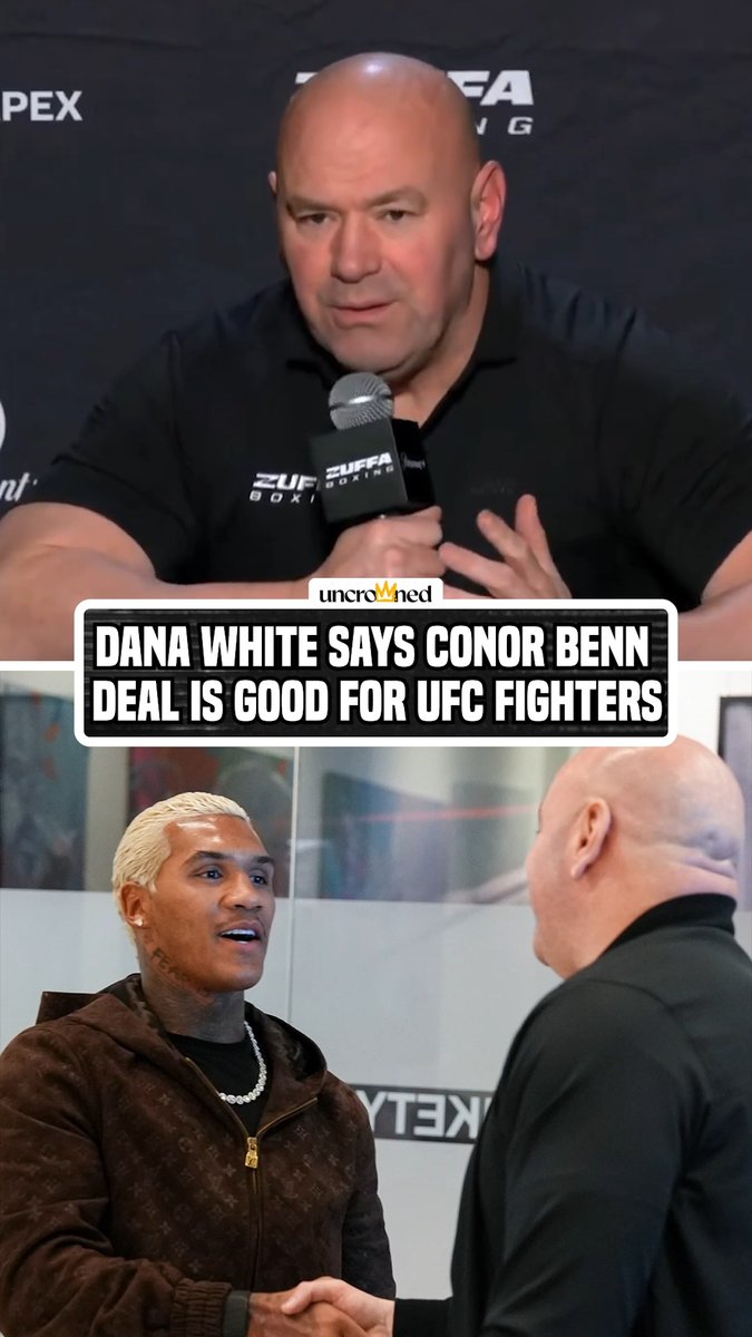 Are UFC fighters overreacting to reports of Conor Benn getting $15M? Dana White says fighter pay in the UFC is going to continue to go up 📈 #ZuffaBoxing04