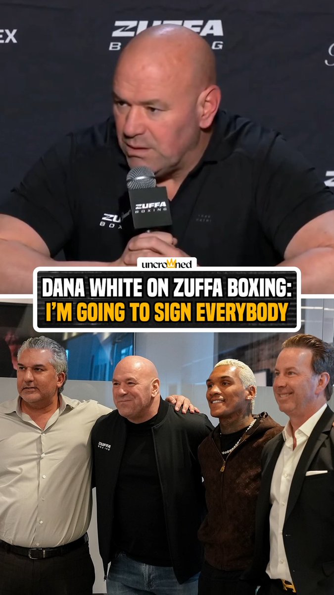Dana White is planning to takeover boxing by signing "EVERYBODY!"