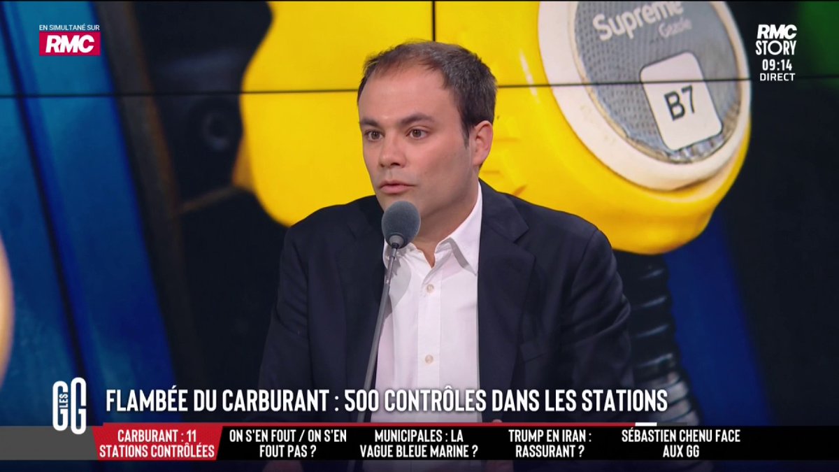 ⛽️ Hausse des carburants : « 500 contrôles » pour 11 000 stations-service en France… On nous enfume ? 🗣️ Charles Consigny : "Le litre est à 1,90 €. Sans les taxes, il serait à 1 €. C'est quasiment le double. C'est ça la France." #GGRMC