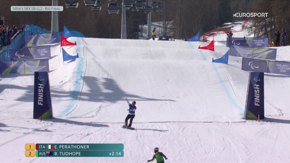La prima medaglia d’oro dell’Italia alle Paralimpiadi è da vedere e rivedere 🥇 Lo ripetiamo ancora, Emanuel Perathoner sei stato immenso! 🏂🇮🇹 #MilanoCortina2026 #Olympics #Olimpiadi #Perathoner