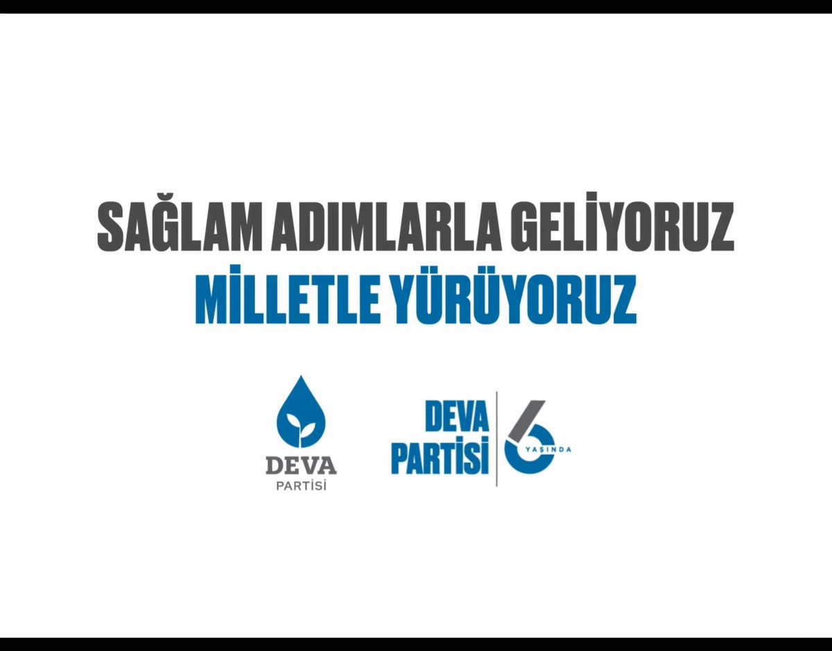 #BirGünSabahOlacak emeklimizin, işçimizin, esnafımızın, çiftçimizin, sanayicimizin, gençlerimizin, kadınların yüzü gülecek. #BirGünSabahOlacak öteki beriki ayrımı ortadan kalkacak. DEVA Partimiz 6 yaşında, kutlu olsun.