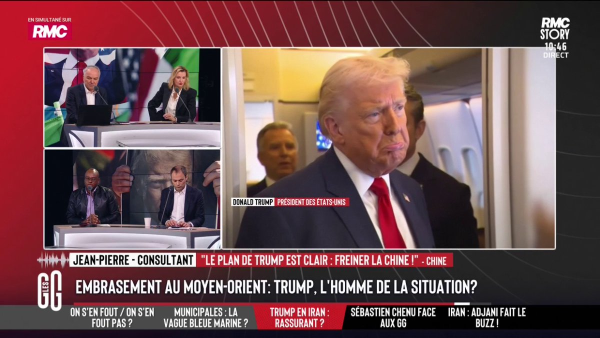 🎙️ Olivier Truchot : "Est-ce que l'Iran a respecté le droit international depuis 47 ans en menaçant Israël de destruction ?" 🎙️ Jean-Pierre, consultant, au 3216 : "Est-ce qu'Israël a respecté le droit international ?" #GGRMC