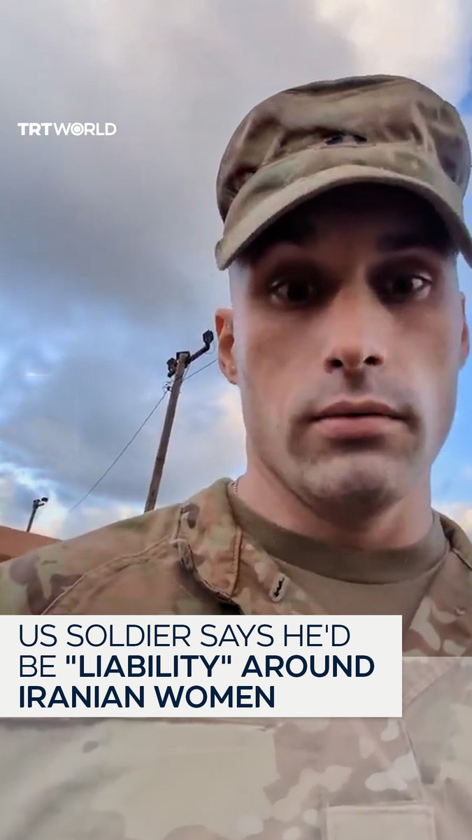 A US Army soldier, in a now deleted social media post, says he cannot be deployed to Iran, saying he would be an “OPSEC liability” in places with “pretty, caramel-coloured women”