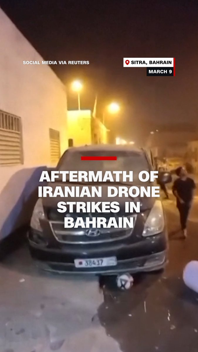 Dozens of people have been injured in Bahrain after the Sitra area was targeted by Iranian drones, authorities told CNN. The country's national oil company Bapco has also declared "force majeure" after the attack.