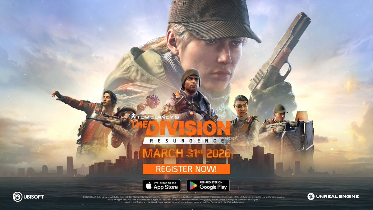 A brand new chapter of The Division is about to start with #TDResurgence, available March 31st!