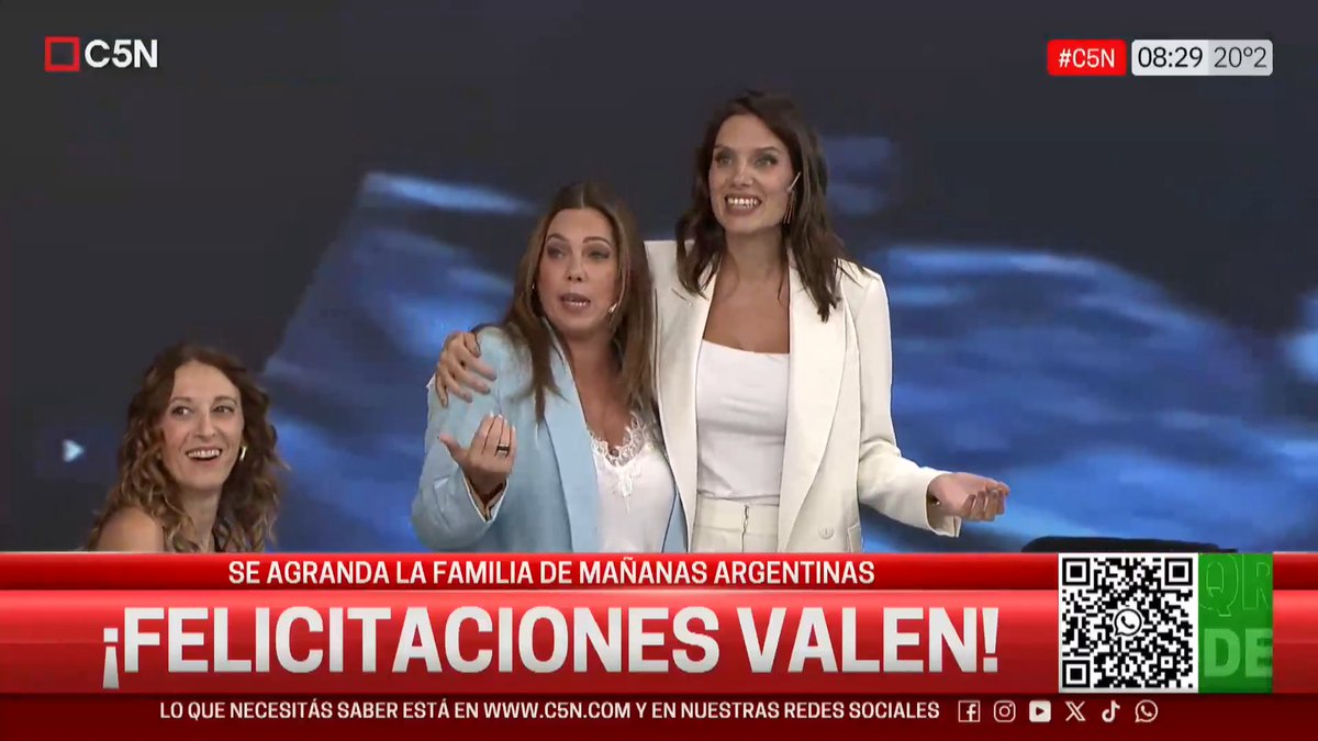 Se agranda la familia de Mañanas Argentinas: ¡Felicitaciones, ValentinaCaff! 🐣🥰 📲 #C5N en vivo: