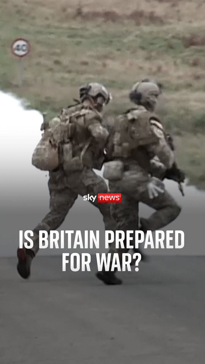 Is Britain prepared for war? The UK is at risk of being vulnerable to the kind of missile and drone attacks seen across the Gulf, the author of the government's defence review has said. Sky's Deborah Haynes explains