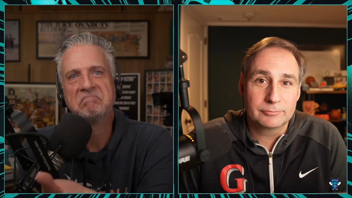 🎙️ Bill Simmons: "It was a little cold water being thrown on the 'Watch out for Charlotte, they could be this year's Indiana bandwagon'... we didn't have wheels, we were basically building the foundation of it." "They had nobody on the team that could stop Tyler Herro. If you're going into a playoff series, their issue is gonna be stopping those Herro/Pritchard types—these crafty guards, these crafty heat-check guys. They just don't have anyone... their best five, everything's good except for that one wrinkle." Full episode w/ Zach Lowe: — —