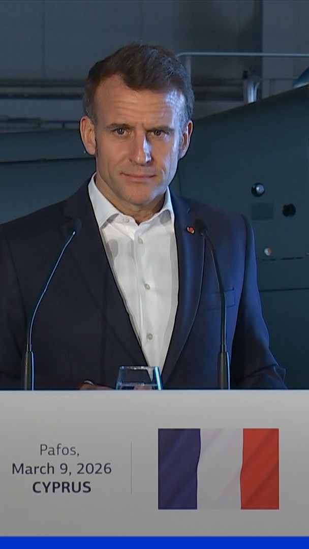 Guerre au Moyen-Orient: "Lorsque Chypre est attaquée, c'est l'Europe qui est attaquée" estime Emmanuel Macron