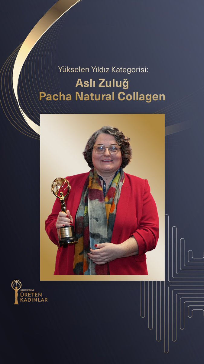 Halkbank Üreten Kadınlar Yarışması Yükselen Yıldız kategorisinin kazananı Pacha Natural Collagen markasının kurucusu Aslı Zuluğ! ✨🏆 Kolajen takviyeli fonksiyonel gıdalar üreten Zuluğ’un ilham veren yolculuğu videomuzda!
