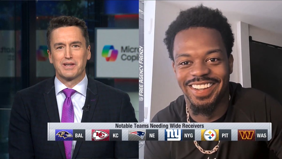 "He's the GOAT in my eyes." Free agent WR Tyquan Thornton on getting to play with Kansas City Chiefs QB Patrick Mahomes II 🐐